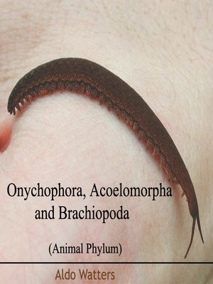 cover image of Onychophora, Acoelomorpha and Brachiopoda